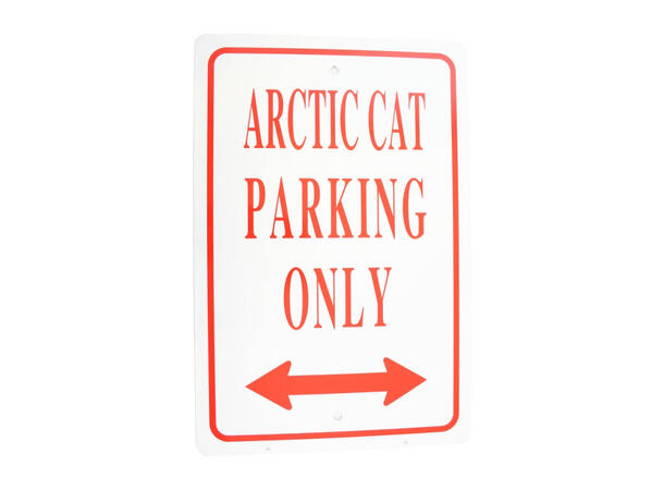 Sklit - Arctic Cat Parking Only Størrelse: 30,5 X 46 cm 